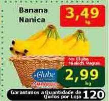 Mialich Supermercados Banana nanica oferta