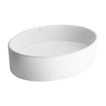 Leroy Merlin Cuba de louça apoio oval 50 cm (spezia) oferta