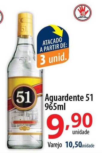 Akki Atacadista Aguardente 51 oferta
