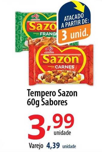 Akki Atacadista Tempero sazon sabores oferta