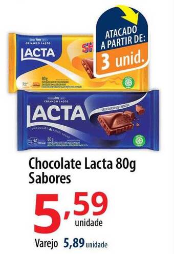 Akki Atacadista Chocolate lacta sabores oferta