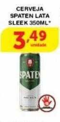 Roldão Cerveja spaten lata sleek oferta