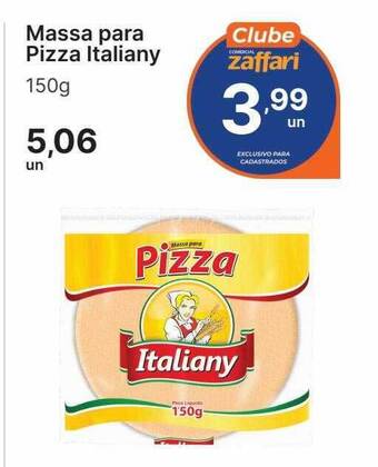 Zaffari Massa para pizza italiany oferta