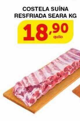 Roldão Costela suina resfriada seara kg oferta