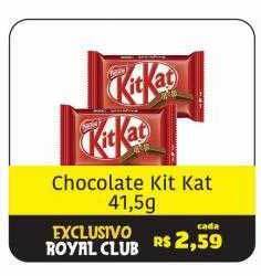 Royal Supermercados Chocolate kit kat oferta