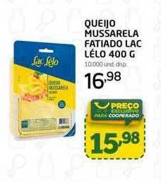 Cooper Queijo mussarela fatiado lac lélo oferta