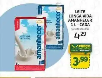 Cooper Leite longa vida amanhecer oferta