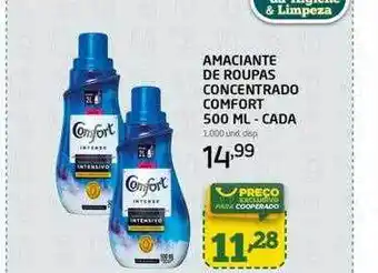Cooper Amaciante de roupas concentrado comfort oferta
