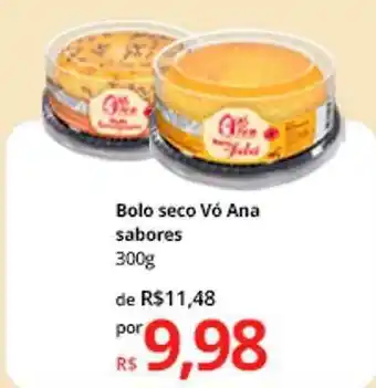 Supermercados Baklizi Bolo seco vó ana sabores oferta