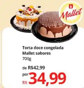 Supermercados Baklizi Torta doce congelada mallet sabores oferta