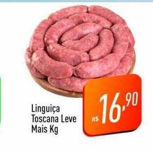 Supermercados Pague Menos Linguiça toscana leve mais kg oferta