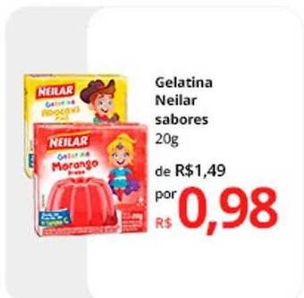 Gelatina neilar sabores