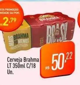 Supermercados Pague Menos Cerveja brahma oferta