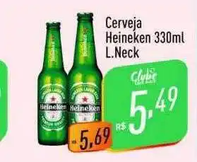 Supermercados Pague Menos Cerveja heineken l.neck oferta