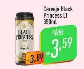 Supermercados Pague Menos Cerveja black princess oferta