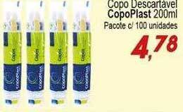 Villefort Atacadista Copo descartavel copoplast 200ml oferta