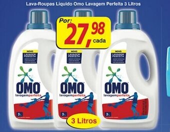 Supermercados Guanabara Lava Roupas Liquido Omo Lavagem Perfeita 3L oferta