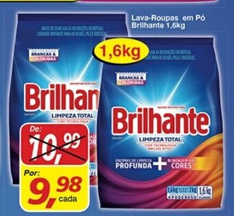 Supermercados Guanabara Lava Roupas em po Brilhante 1.6kg oferta