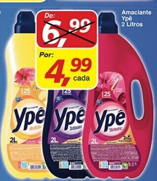 Supermercados Guanabara Amaciante Ype 2L oferta