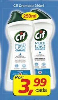 Supermercados Guanabara Cif Cremoso 250ml oferta