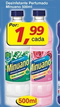 Supermercados Guanabara Desinfetante Perfumado Minuano 500ml oferta