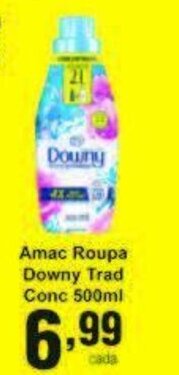 Rossi Supermercado Amac Roupa Downy Trad. Conc 500ml oferta