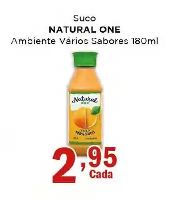 Supermercados Mundial Suco Natural One 180ml oferta