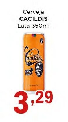 Supermercados Mundial Cerveja Cacilidis 350ml oferta