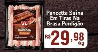 Supermercados Mundial Pancetta Suína em Tiras Na Brasa Perdigão 1kg oferta