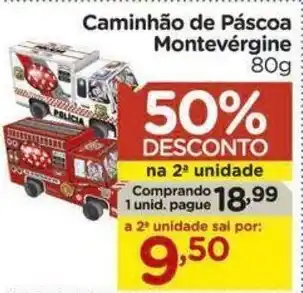 Caminhão de Páscoa Montevérgine 80g