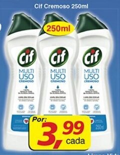 Supermercados Guanabara Cif Cremoso 250ml oferta