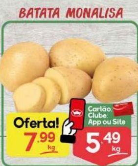 Supermercados Princesa Batata monalisa kg oferta