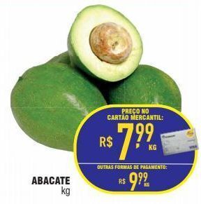 Mercantil Rodrigues Abacate kg oferta