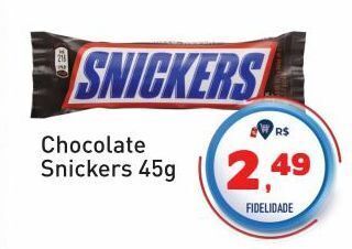Chocolate snickers 45g