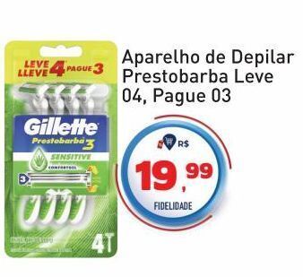 Tonin Superatacado Aparelho de depilar prestobarba leve 04, pague 03 oferta