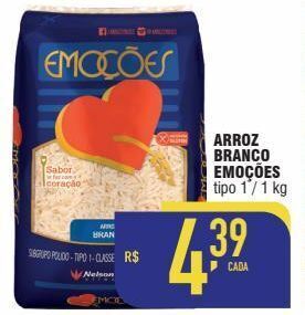 Mercantil Rodrigues Arroz branco emoções kg oferta