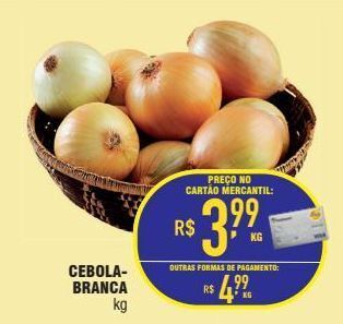 Cebola branca kg