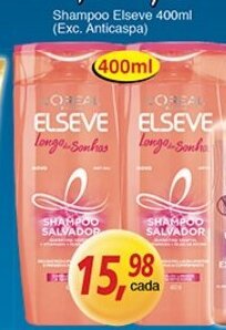Supermercados Guanabara Shampoo Elseve 400ml oferta