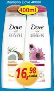 Supermercados Guanabara Shampoo Dove 400ml oferta