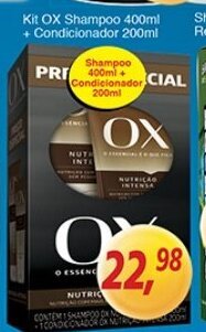 Supermercados Guanabara Kit OX Shampoo 400ml + Condicionador 200ml oferta