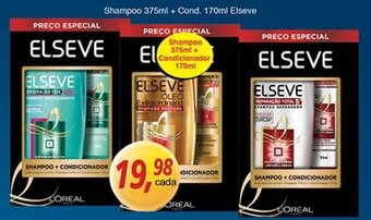 Supermercados Guanabara Shampoo 375ml + Cond. 170ml Elseve oferta