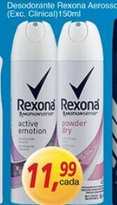 Supermercados Guanabara Desodorante Rexona Aerosol 150ml oferta