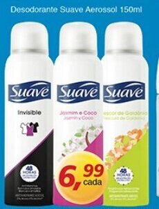 Supermercados Guanabara Desodorante Suave Aerossol 150ml oferta