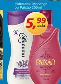 Supermercados Guanabara Hidratante Monange ou Paixao 200ml oferta