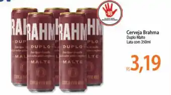 Atacadão Cerveja Brahma Duplo Malte Lata 350ml oferta