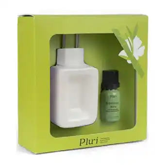 Difusor de aromas elétrico pluri com essência de bamboo de 10ml