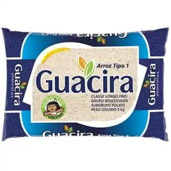 Supermercado Bergamini Arroz tipo 1 guacira pacote 5kg oferta