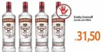 Atacadão Vodka Smornoff 998ml oferta