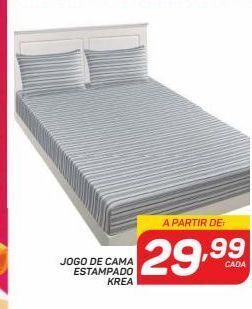 GBarbosa Jogo de cama estampado krea oferta