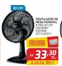 GBarbosa Ventilador de mesa mondial oferta